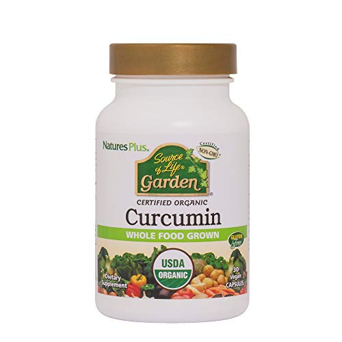 NaturesPlus Source of Life Garden Certified Organic Curcumin 400 mg 30 Vegan Capsules Supports Healthy Brain Function Joints AntiInflammatory GlutenFree 30 Servings NaturesPlus Source of Life Garden Certified Organic Curcumin 400 mg 30 Vegan Capsules Supports Healthy Brain Function Joints AntiInflammatory GlutenFree 30 Servings