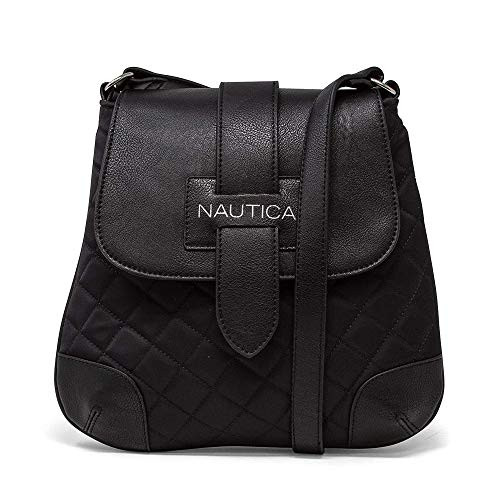 Nautica Need I Say Shore Flap Crossbody Black One Size