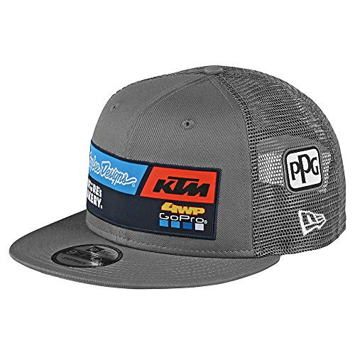 Troy Lee Designs Mens TLD KTM Team Snapback Hat OSFA Gray