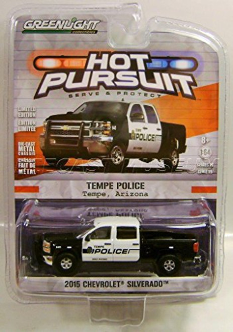 2015  15 CHEVY SILVERADO TRUCK TEMPE ARIZONA GREENLIGHT HOT PURSUIT DIECAST SERIES 19