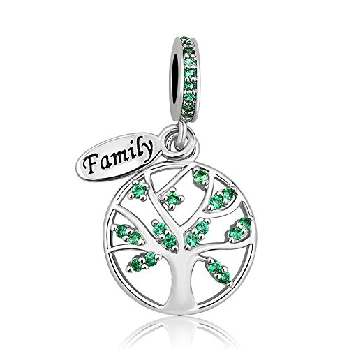 LovelyJewelry New Family Tree of Life Dangle Charm Bead for Bracelet Pendant Family Tree LovelyJewelry New Family Tree of Life Dangle Charm Bead for Bracelet Pendant Family Tree