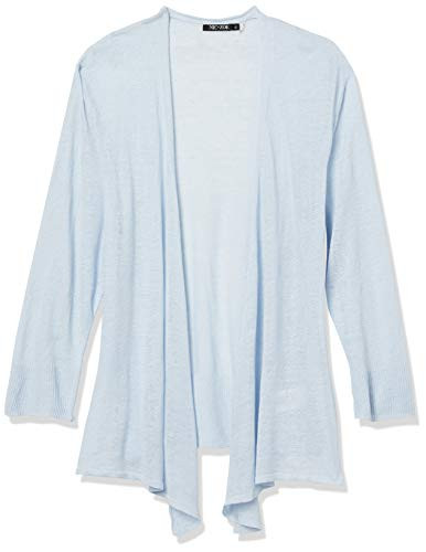 NICZOE Women s Plus Size 4 Way Cardigan Light Sky 3X
