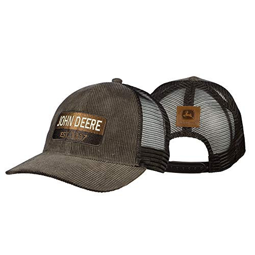 John Deere Established 1837 Corduroy Hat Brown w/Mesh John Deere Established 1837 Corduroy Hat Brown w/Mesh