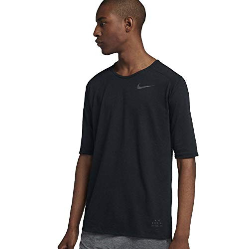 Nike Men s Running Division Rise 365 DriFit TopBlackSmall Nike Men s Running Division Rise 365 DriFit TopBlackSmall
