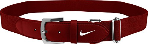 Nike Youth Baseball Belt 2 0 Maroon/White/OneSizeFitsMost