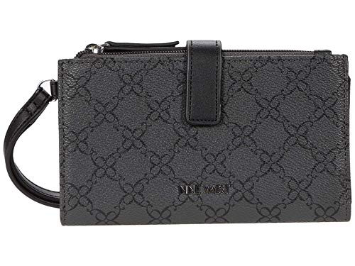 Nine West Gracyn SLG Phone Organizer Jet Black One Size