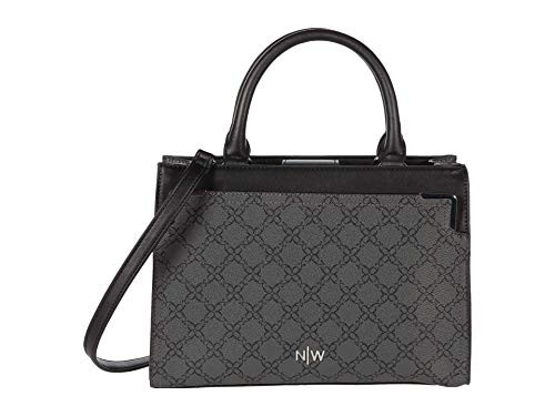 Nine West Lanie Satchel Jet Black One Size