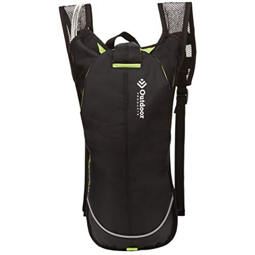 Outdoor Products H20 Performance Hydration Pack with 2Liter Reservoir Black
