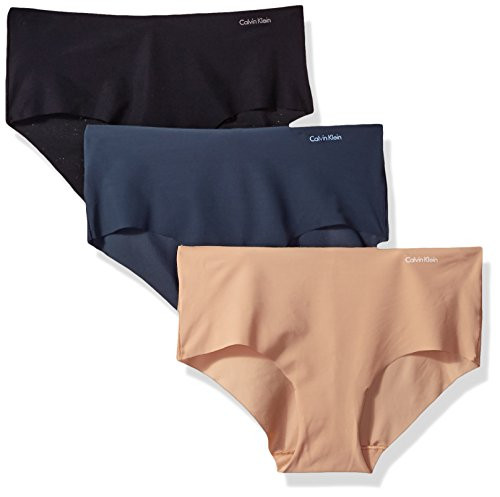 Calvin Klein Women s Invisibles Hipster Panty Speakeasy Light Caramel black Medium