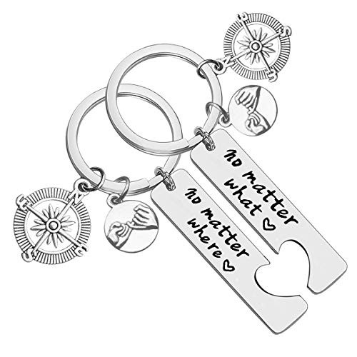 Long Distance Friendship Keychain Gifts No Matter What No Matter Where Keychain Set Best Friend Keychain Gifts Friendship Gifts Birthday Christmas Gifts Distance Gifts for Friends Sister Long Distance Friendship Keychain Gifts No Matter What No Matter Where Keychain Set Best Friend Keychain Gifts Friendship Gifts Birthday Christmas Gifts Distance Gifts for Friends Sister