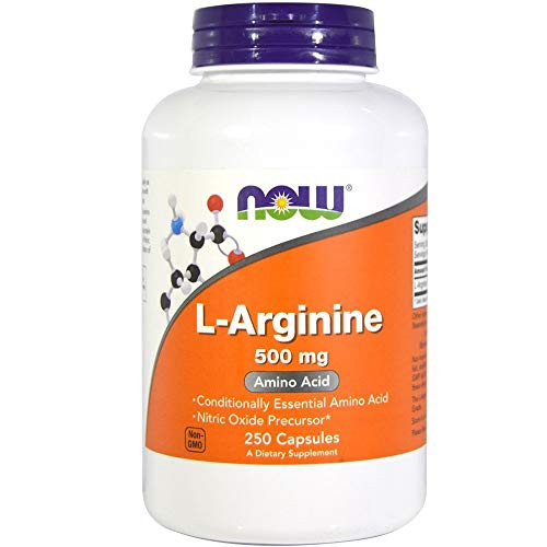 Now Foods LArginine 500mg 250 ct Pack of 2 Now Foods LArginine 500mg 250 ct Pack of 2