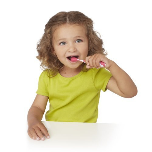 NUK Grins  Giggles 3Sided Toothbrush Toddler Colors May Vary Discontinued by Manufacturer