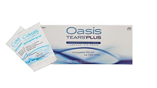 Oasis Tears Plus PreservativeFree Lubricant Eye Drops 40 vials 1 Box of 30 vials Plus Two 5 Vial Packets