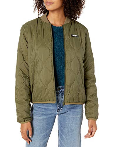 Obey Junior s Bunker II Jacket Olive Medium