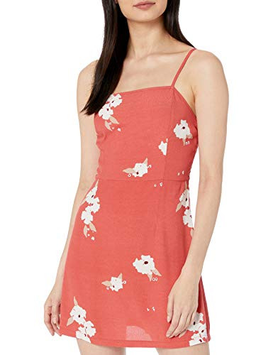 Obey Junior s Cosette Dress Red Multi Small