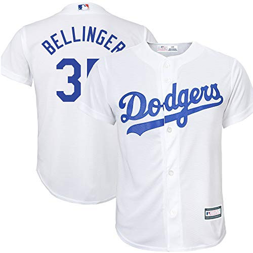 Outerstuff Cody Bellinger Los Angeles Dodgers MLB Boys Youth 820 Player Jersey White Home Youth Large 1416