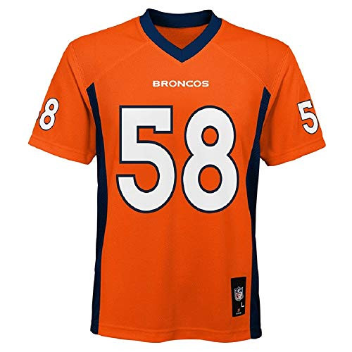 Von Miller Denver Broncos NFL Kids Orange Home MidTier Jersey Kids 7