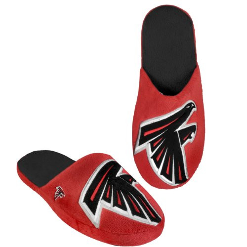 FOCO NFL 2011 Big Logo Men Slipper Tpr Sole Atlanta Falcons Medium