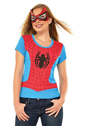 Rubie s Marvel Women s Universe SpiderGirl Classic T Shirt Multi Large