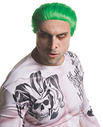 Rubie s Costume Co Men s Suicide Squad Joker Wig Multi One Size