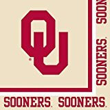 NCAA Creative Converting Oklahoma Sooners Party Bundle Lunch Napkins 60