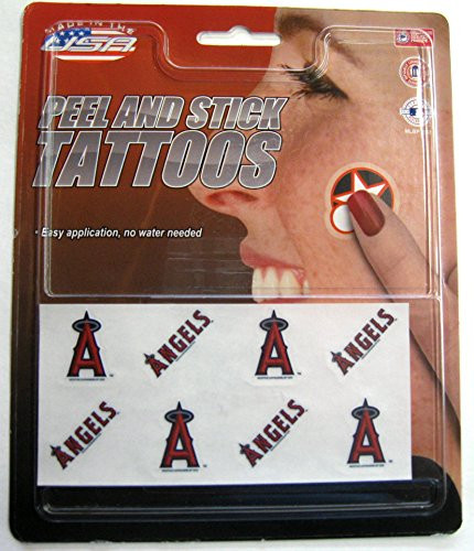 Rico MLB Anaheim Angels Tattoo Set 8 Piece