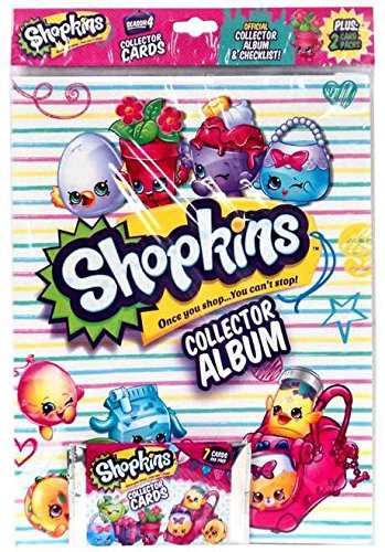 Moose Shopkins Official Collector Album Season 4 Plus2 Card Packs