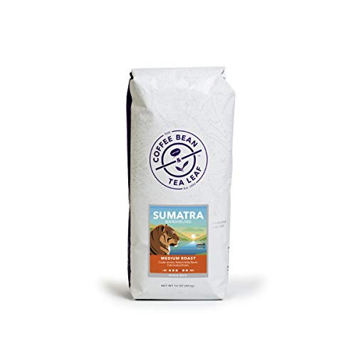 The Coffee Bean  Tea Leaf Sumatra Mandheling Medium Roast Whole Bean Coffee 1lb Bag