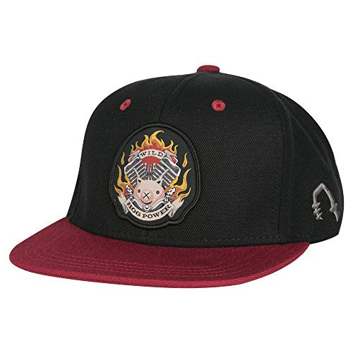 JINX Overwatch Roadhog Snapback Baseball Hat Black One Size JINX Overwatch Roadhog Snapback Baseball Hat Black One Size