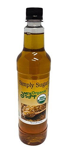Joe s Syrup Organic Flavored Syrup Organic Simply Sugar 750 ml