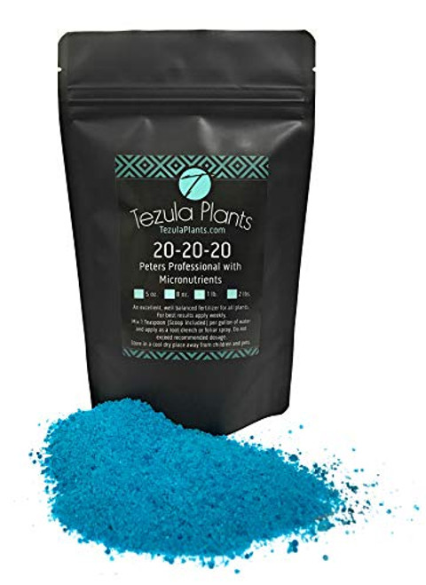 Peter s Professional 202020 General Purpose Water Soluble Fertilizer with Micro Nutrients  1 Pound