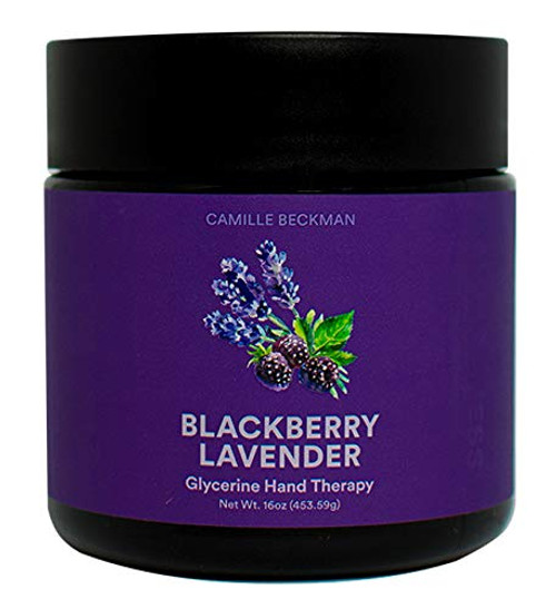 Camille Beckman Glycerine Hand Therapy Cream Blackberry Lavender 16 Ounce