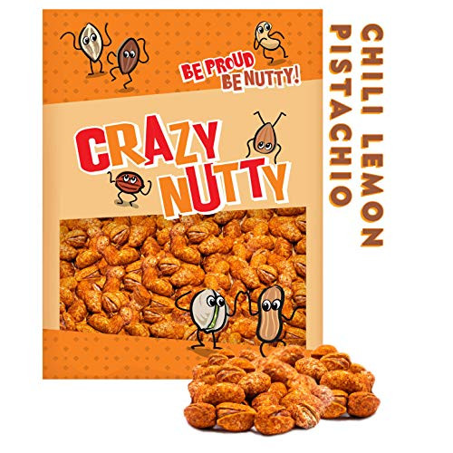 Crazy Nutty s Californian Chili Lemon Pistachios  2 Pound Bag  Farm Fresh