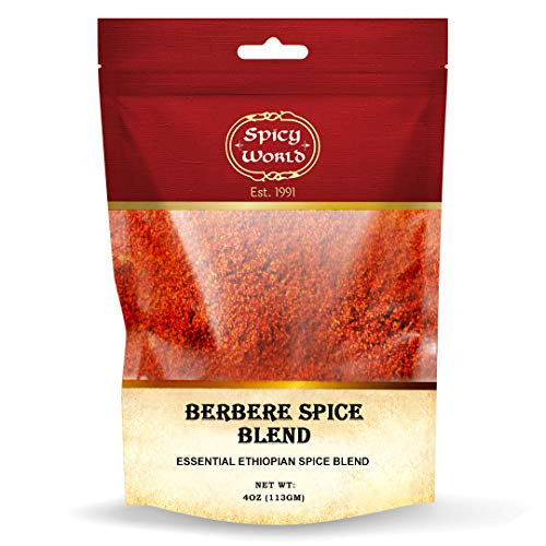 Berbere Spice Blend 4 oz Authentic Ethiopian Handblended Spice by Spicy World Berbere Spice Blend 4 oz Authentic Ethiopian Handblended Spice by Spicy World