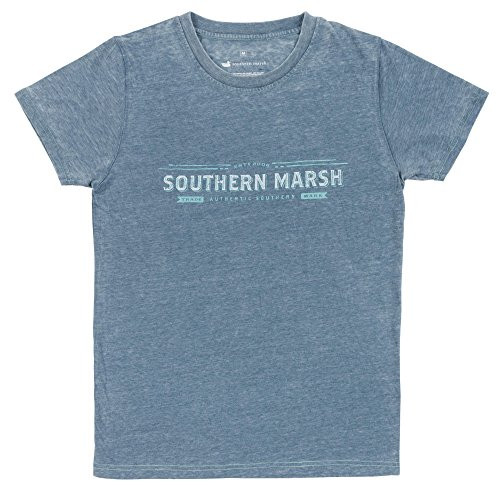 Southern Marsh Seawash Crewneck  Rustic Trademark Slate Medium