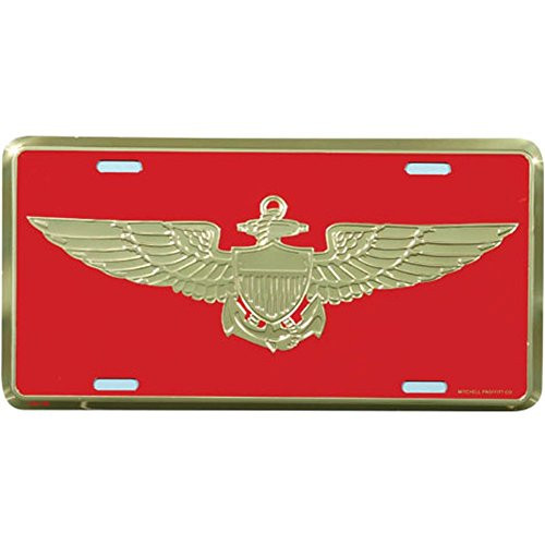 Honor Country US Marine Aviator Wings License Plate Honor Country US Marine Aviator Wings License Plate