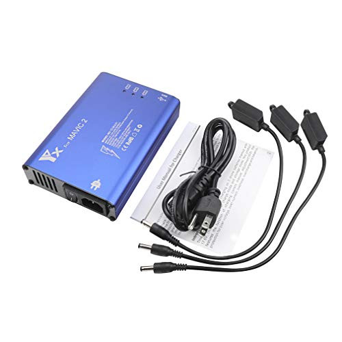 BTG 5 in 1 Rapid Intelligent Battery Charger Hub Compatible with DJI Mavic 2 Pro/DJI Mavic 2 Zoom Drone