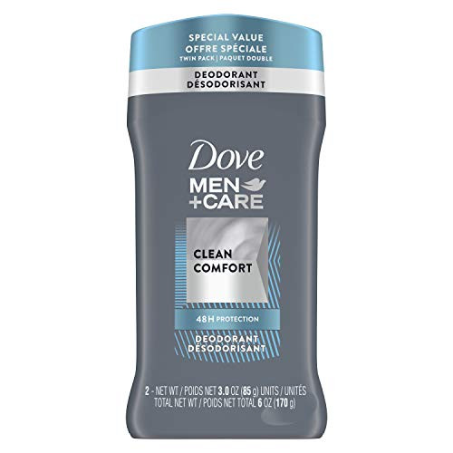 Dove MenCare Deodorant Stick Clean Comfort 3 Ounce Twin Pack