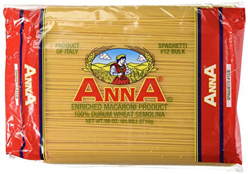 Anna Spaghetti 12b 6 Pound Bags Pack of 4