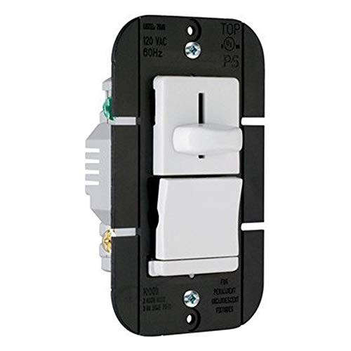Legrand  Pass  Seymour LS1000PW Incandescent Single Pole Preset Slide Dimmer 1000watt White