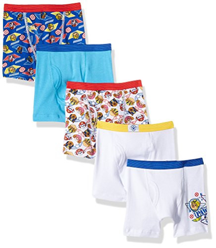 Nickelodeon Little Boys  Paw Patrol 5 Pack Boxer Brief Assorted Prints 6