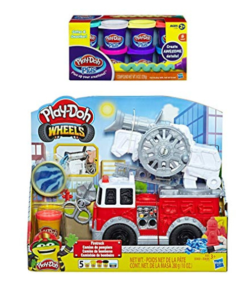 PD Play Doh Wheels Fire Truck Playset Play Doh Plus Compound PD Play Doh Wheels Fire Truck Playset Play Doh Plus Compound
