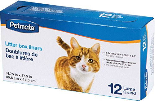 Petmate Litter Pan Liners Large 12 pack