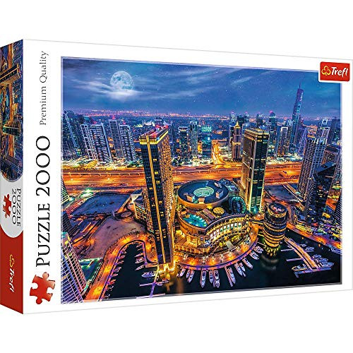 Trefl 2000 Piece Jigsaw Puzzle Lights of Dubai Trefl 2000 Piece Jigsaw Puzzle Lights of Dubai