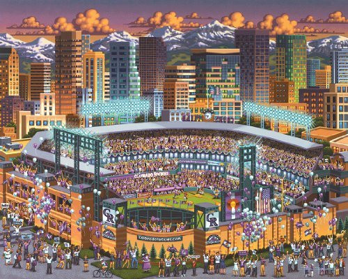 Dowdle Folk Art: Colorado Rockies 100pc Jigsaw Puzzle Dowdle Folk Art: Colorado Rockies 100pc Jigsaw Puzzle