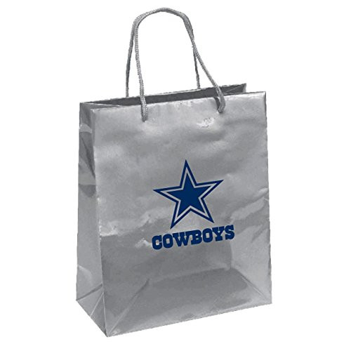 Pro Specialties Group NFL Dallas Cowboys Gift Bag Silver/Navy One Size