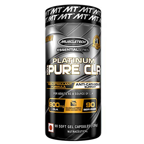 MuscleTech Platinum Pure CLA Ultra Pure CLA 800mg CLA per Serving 90 Count