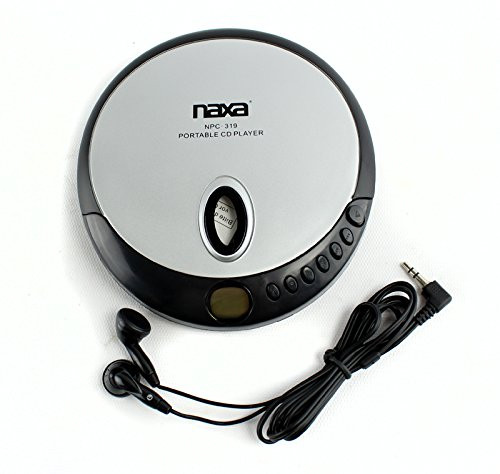 NEW Naxa NX-319 Portable CD Player w/ Earbuds Black NPC-319 LCD Display Stereo