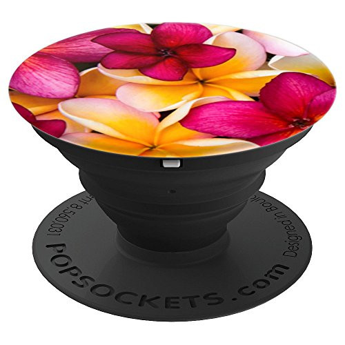 Plumeria Flower Pretty Garden Hawaii Pop Socket Phone Holder PopSockets Grip and Stand for Phones and Tablets