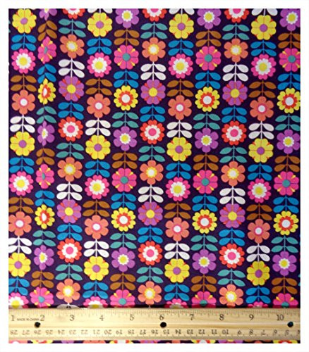 David's Textiles Diane Kappa Designs Floral Fabric 40" Wide, (1 1/2) Pre-Cut Yards